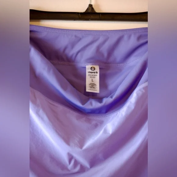 Mono B Micro - Perforated Ruffled Back Skort. - Picture 9 of 9